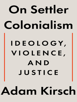 On Settler Colonialism - ebook